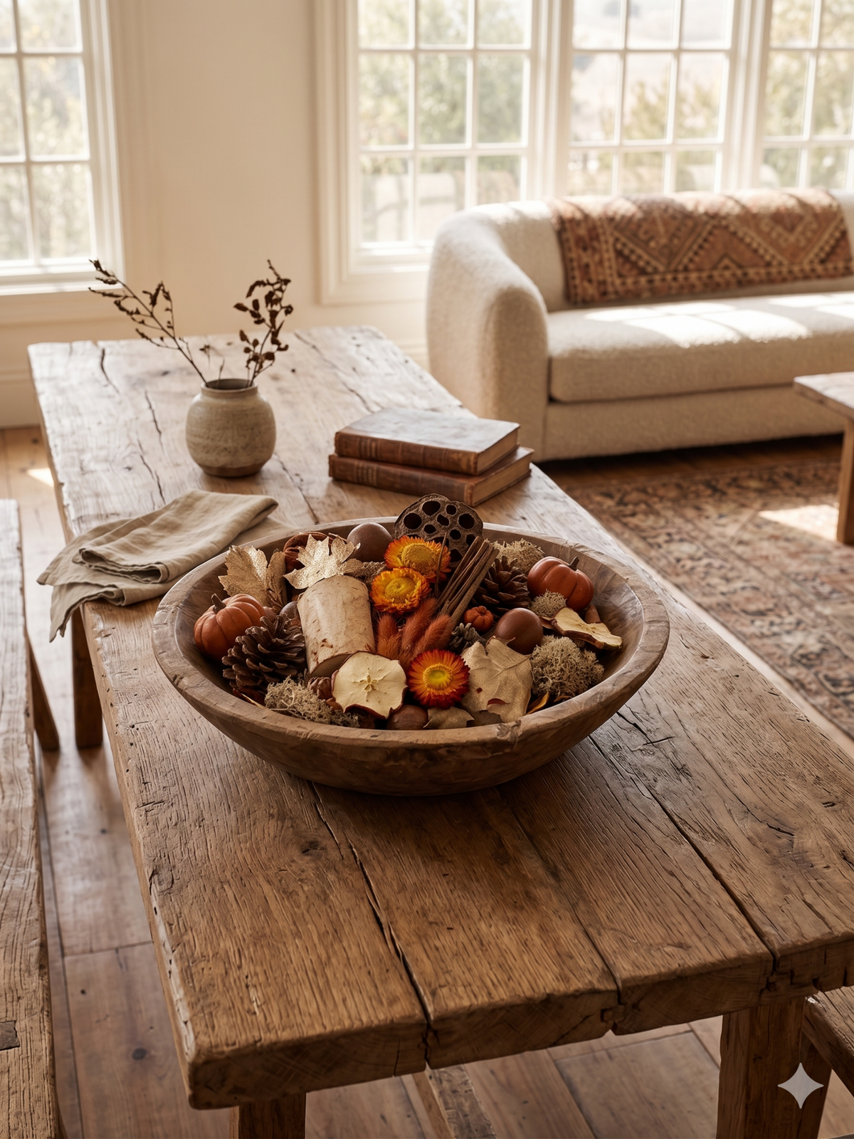 Colorful Harvest Petals potpourri from Heartfelt Gifts, featuring dried flower petals and fragrant botanicals for home decor.