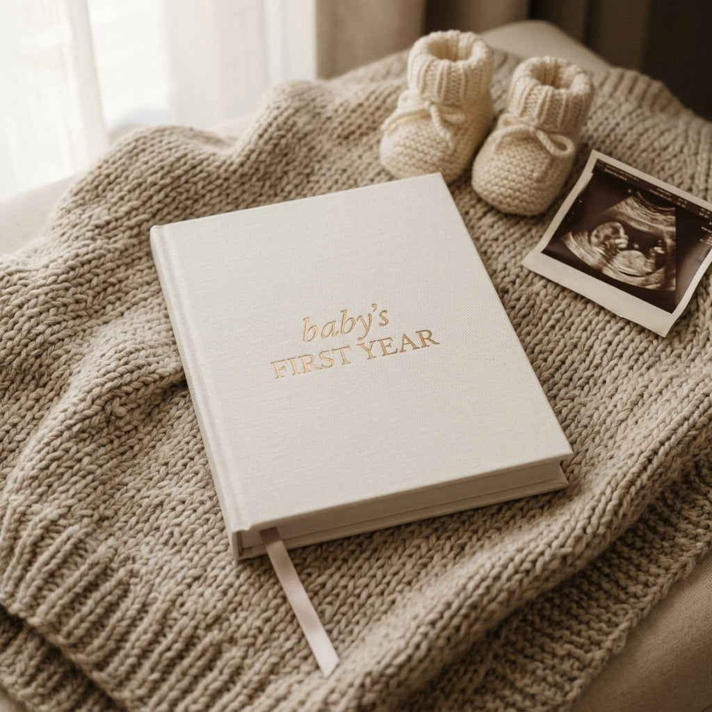 Baby Memory Journal — Sentimental Keepsake Lifestyle | Generated by Modelize